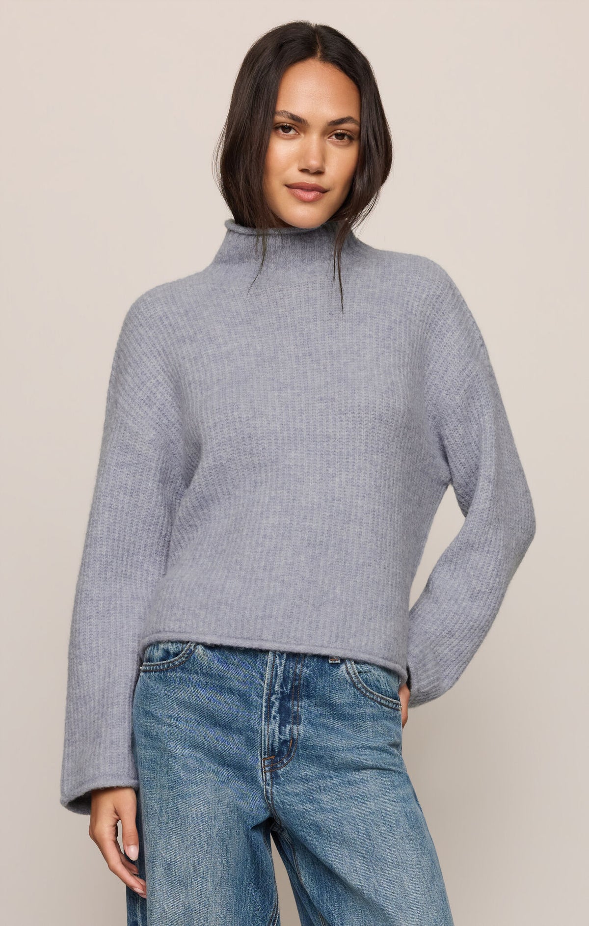 Z Supply Warm Wishes Sweater in Silverlake