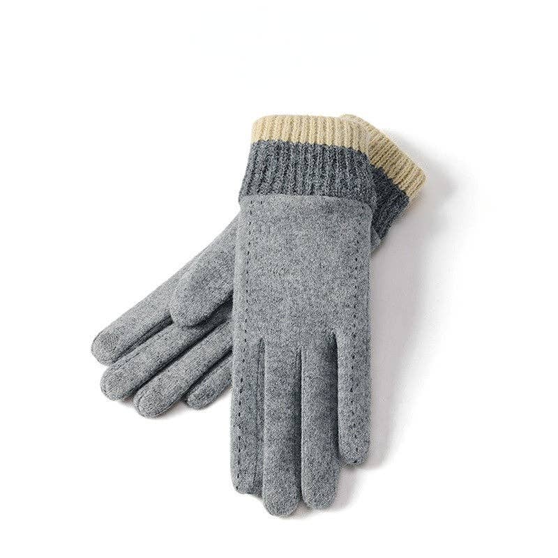 Windproof Wool Blending Gloves