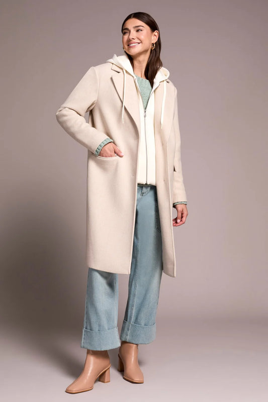 Tribal Hooded Trench Coat