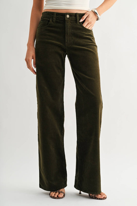 JBD Full Length Wide Leg Corduroy