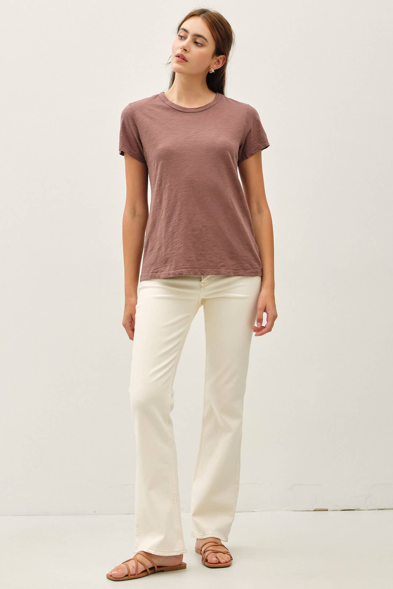 COTTON SLUB TEE