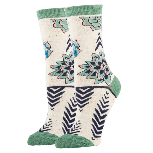 Oooh Yeah Succulent Dreams Socks