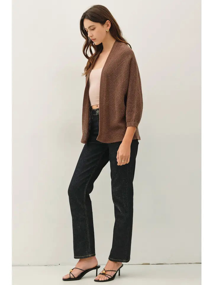 Be Cool Open Front Cardigan
