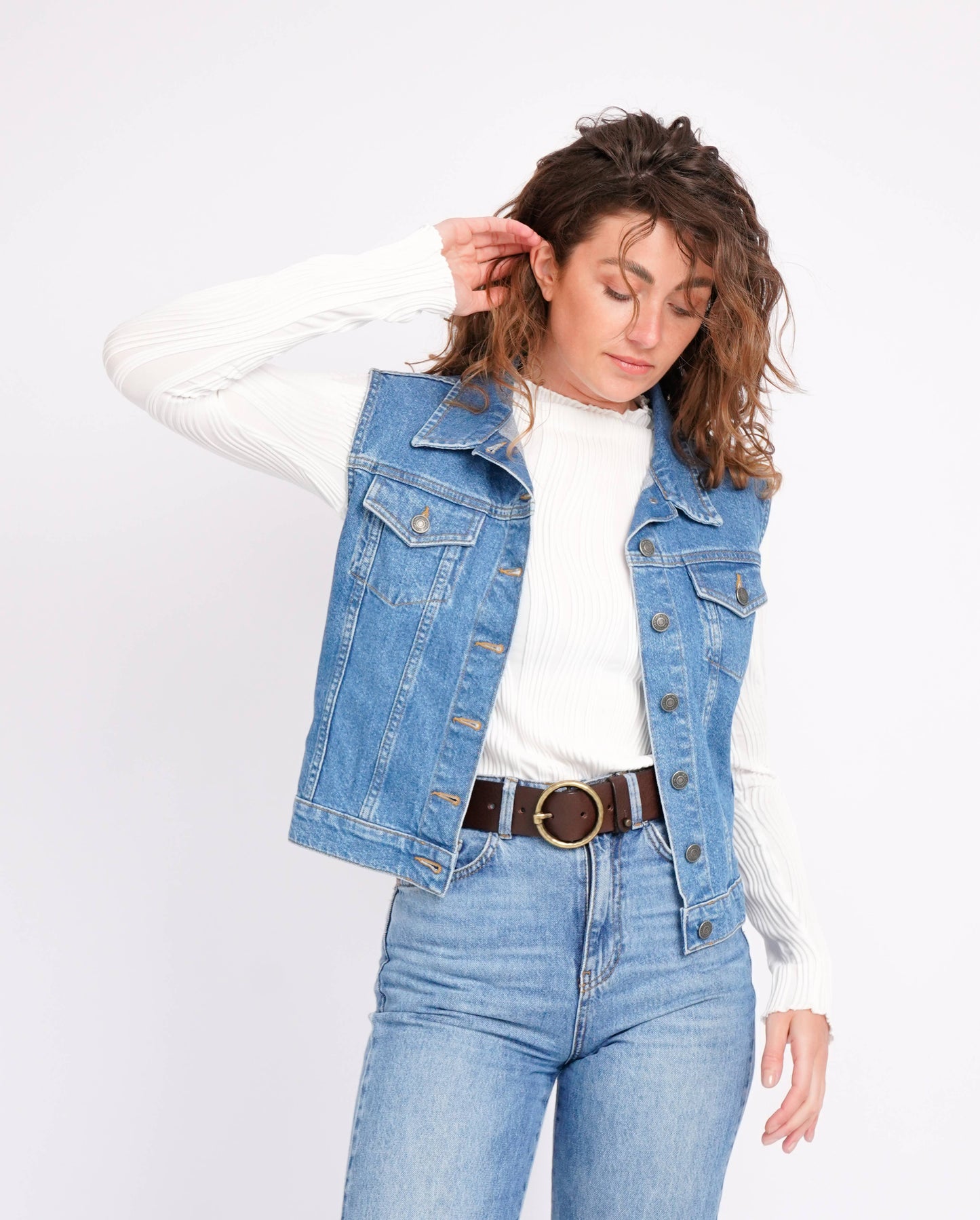 Pip 2.0 | Vintage Full-Grain Leather Belt for Women