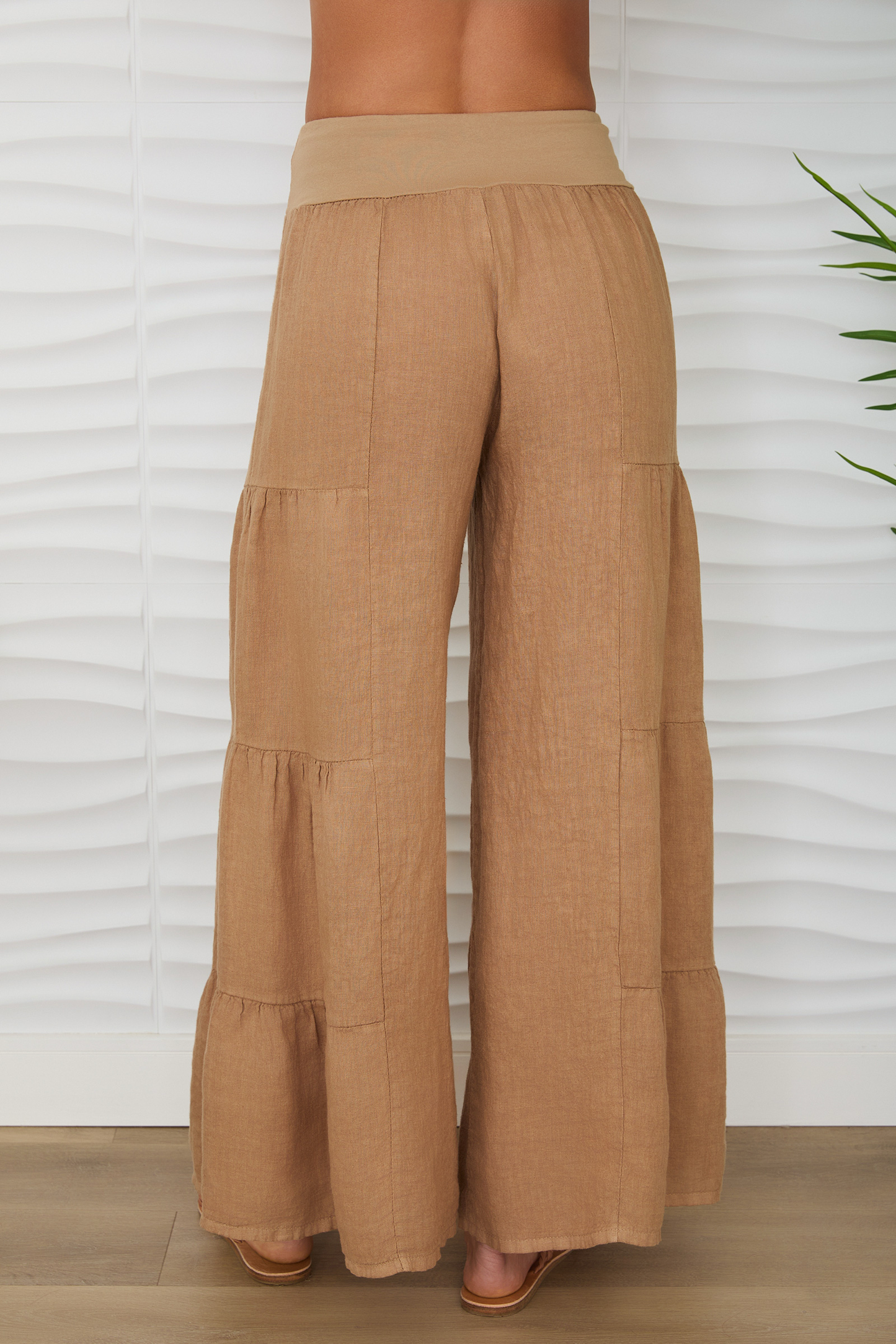 Milio Milano Tiered Palazzo Pant, 2 colors