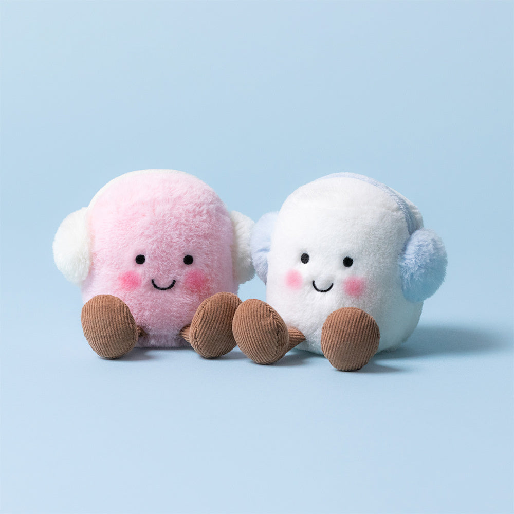 Jellycat Amuseables Toastie Pink & White Marshmallows