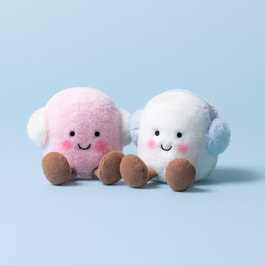 Jellycat Amuseables Toastie Pink & White Marshmallows