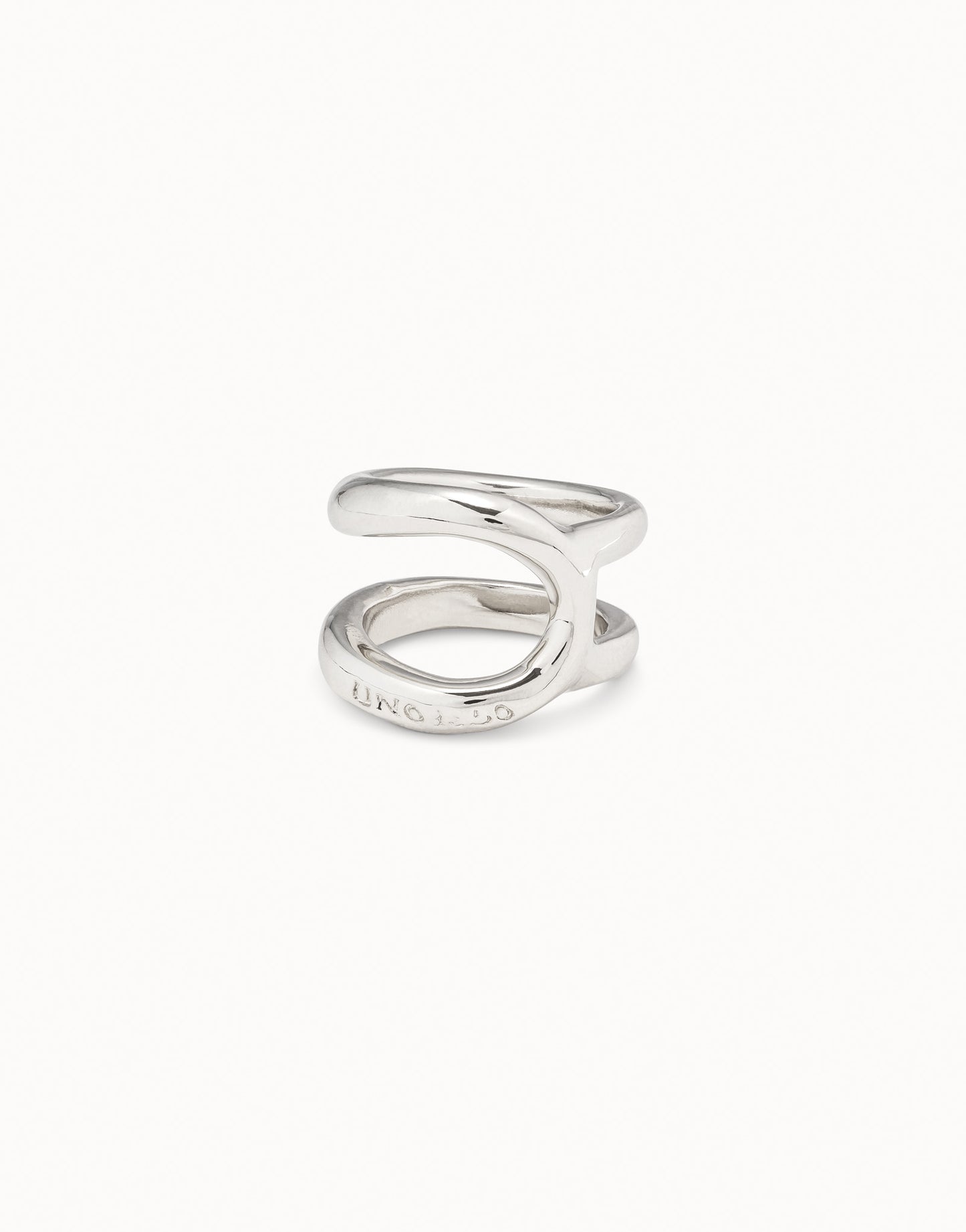 Uno de 50 Shortcut Silver Ring