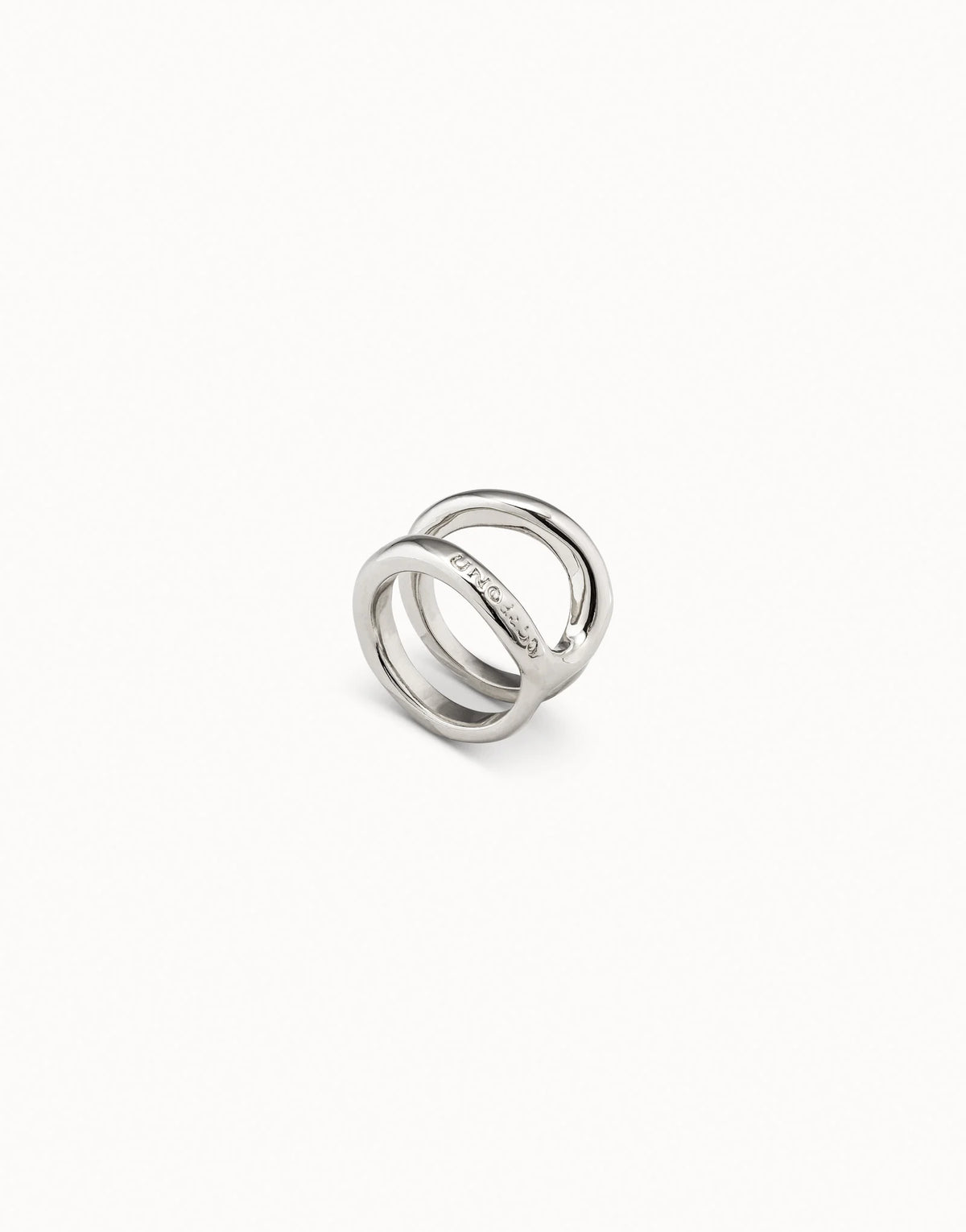 Uno de 50 Shortcut Silver Ring