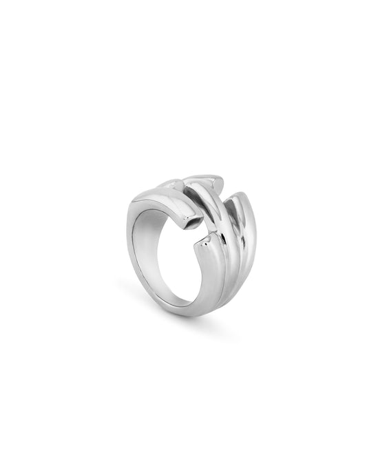 Uno de 50 Electrik Silver Ring