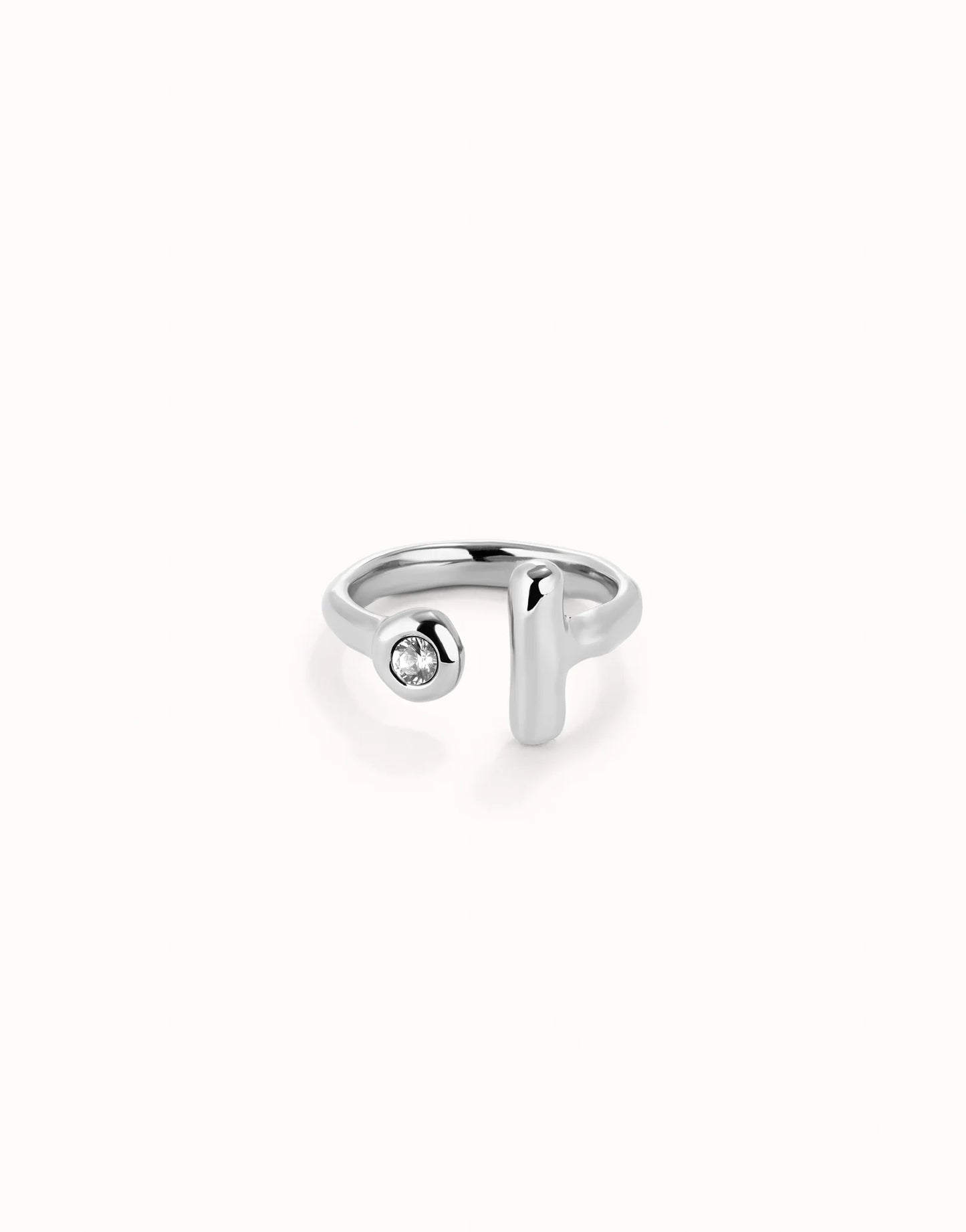 Uno de 50 Be Indomitable Silver Ring