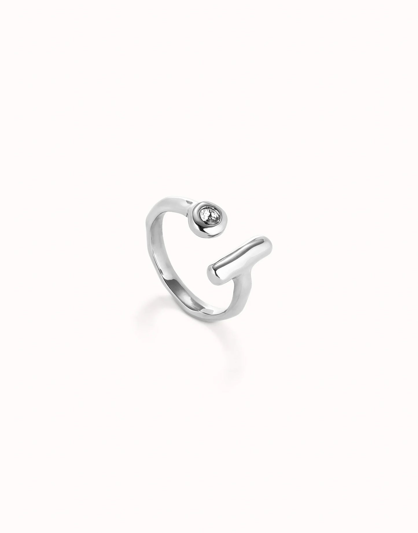 Uno de 50 Be Indomitable Silver Ring