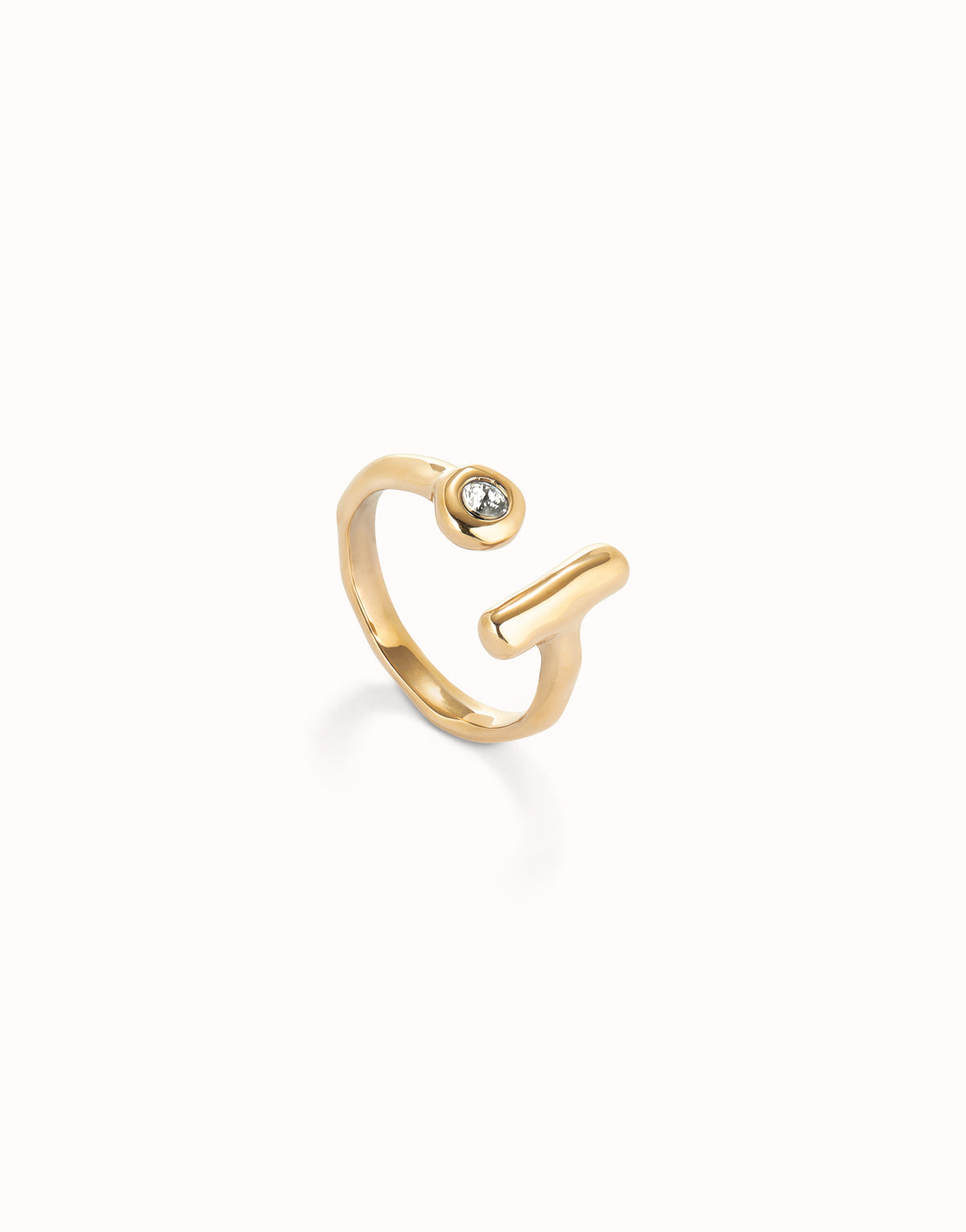 Uno de 50 Be Indomitable Gold Ring