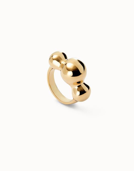 Uno de 50 Be Fearless Gold Ring