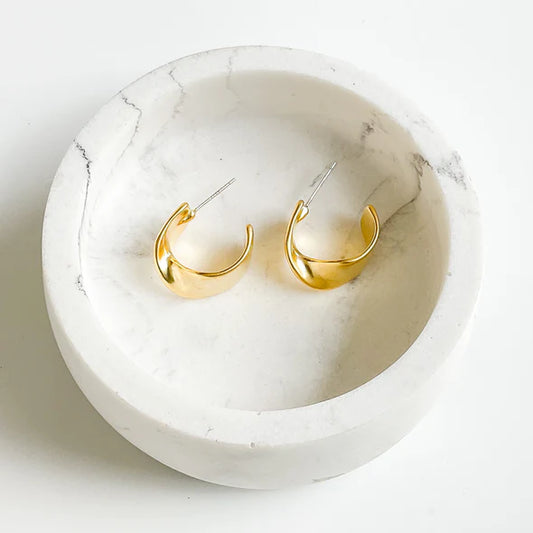 Virtue Twist Thick Hoop Earrings