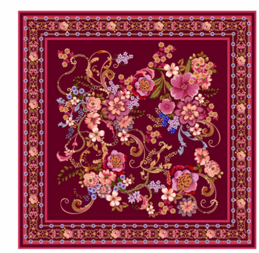 Johnny Was Rolanda Silk Scarf