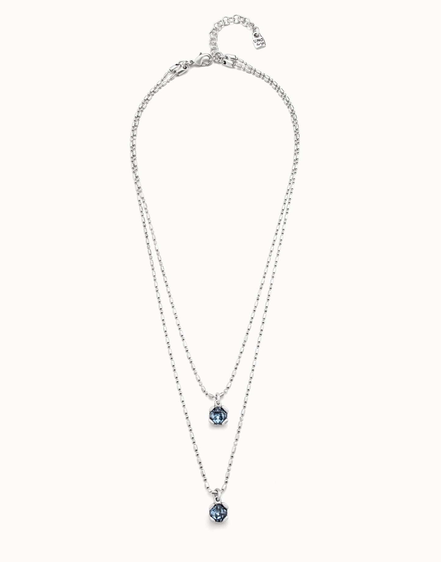 Uno de 50 Aura Blue Necklace