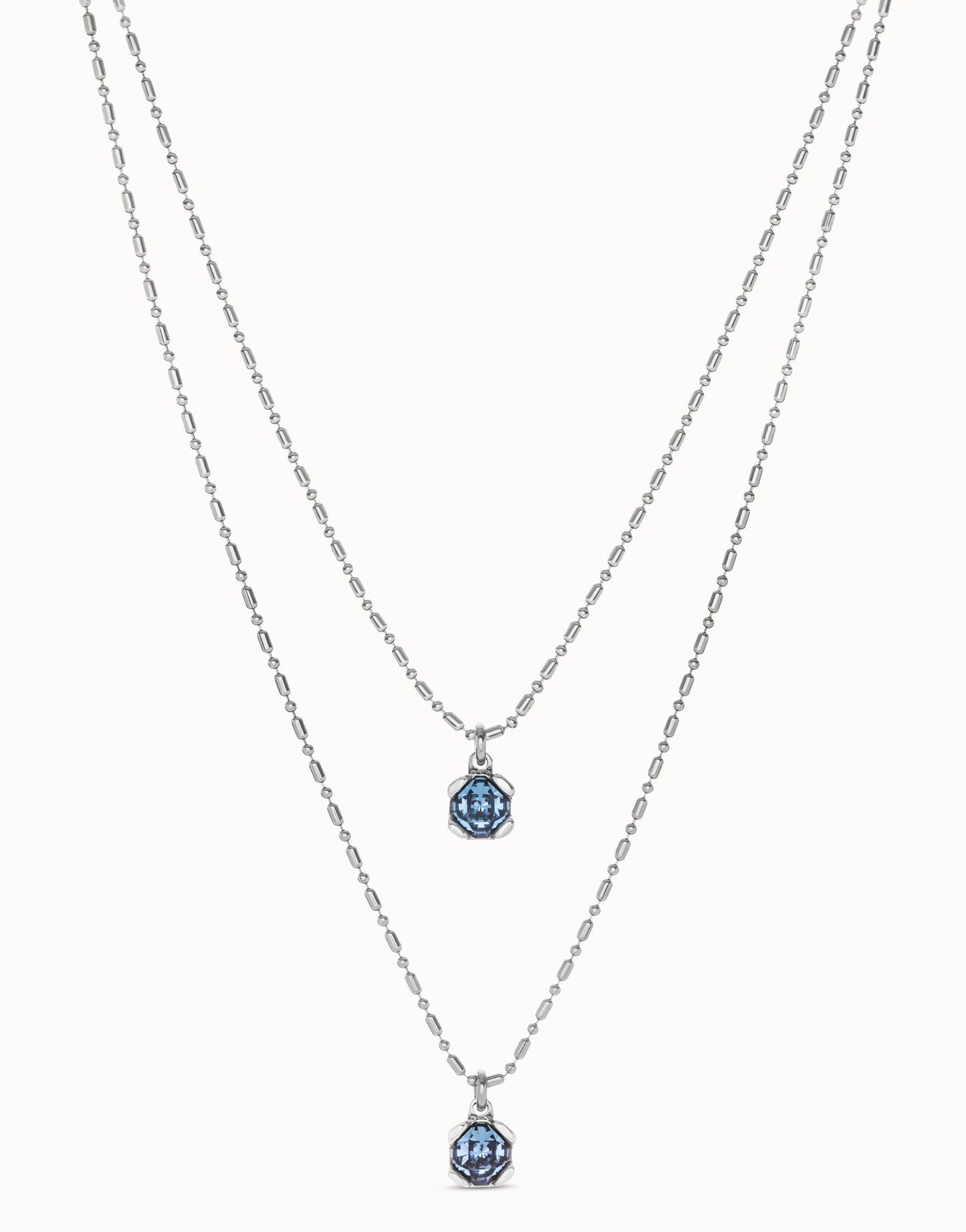 Uno de 50 Aura Blue Necklace