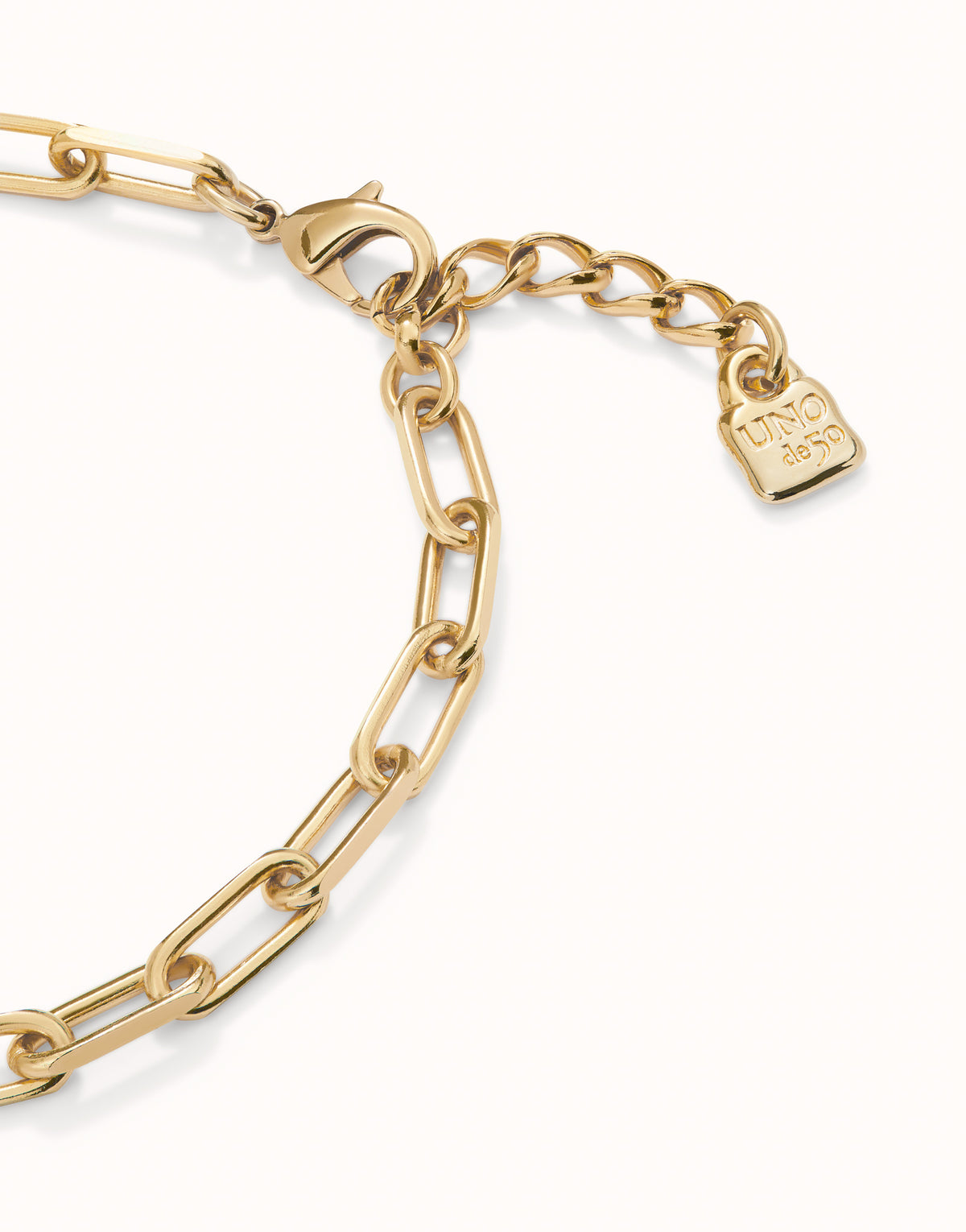 Uno de 50 Be Valiant Gold Necklace