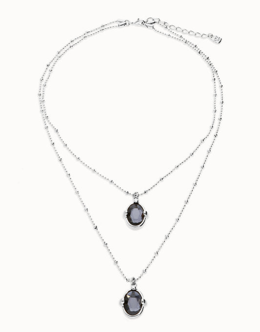 Uno de 50 Be Dazzling Silver Necklace