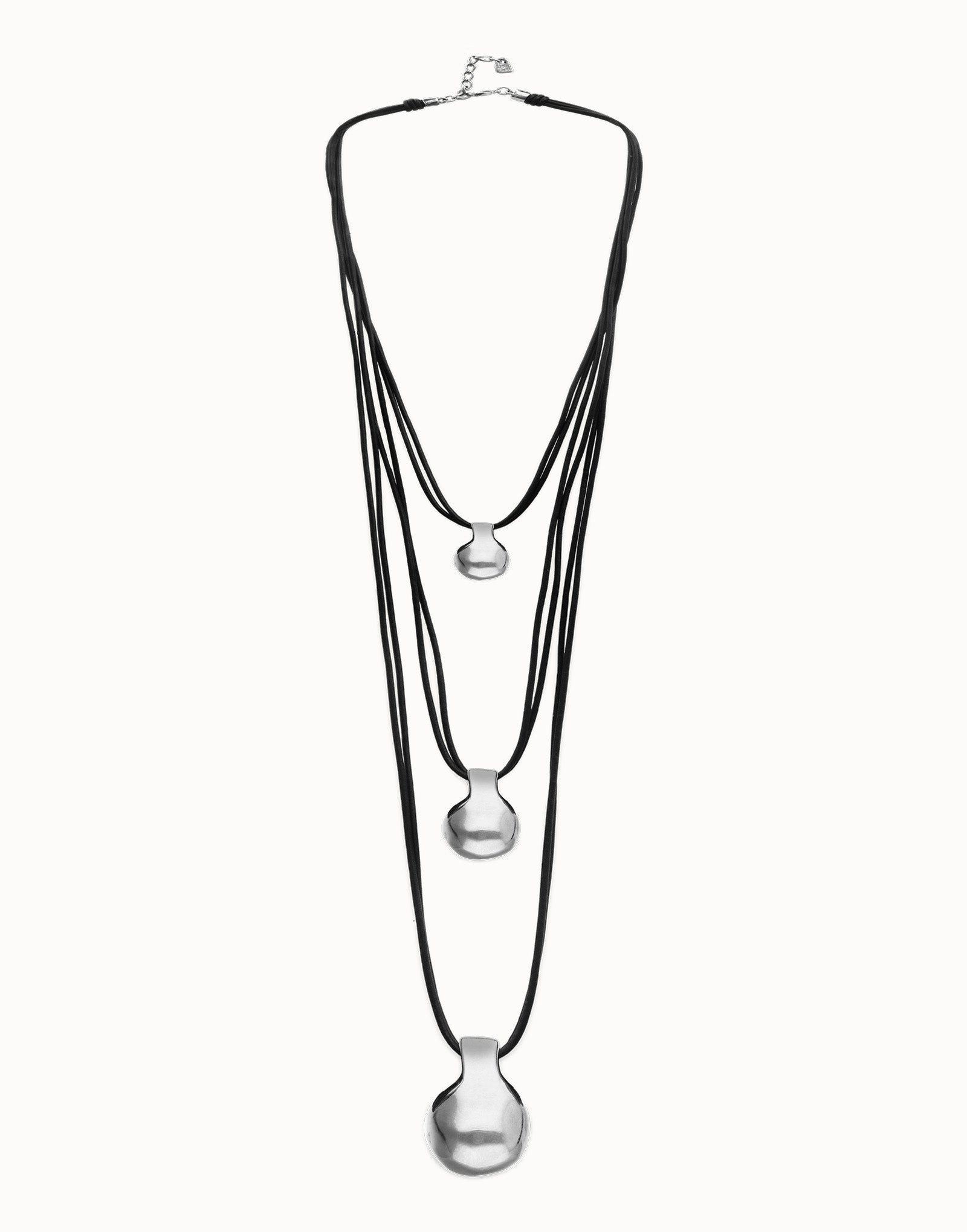 Uno de 50 Gravity Multi Strand Leather Necklace 