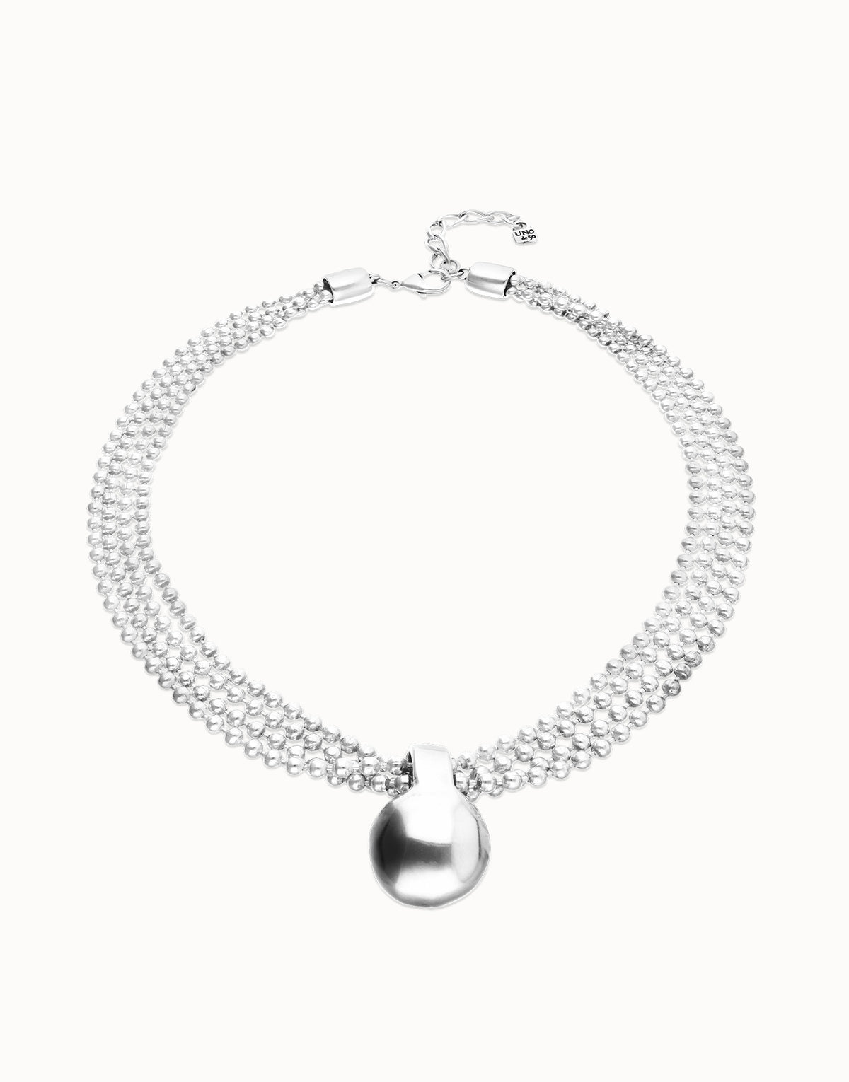 Uno de 50 Gravedad Silver Necklace