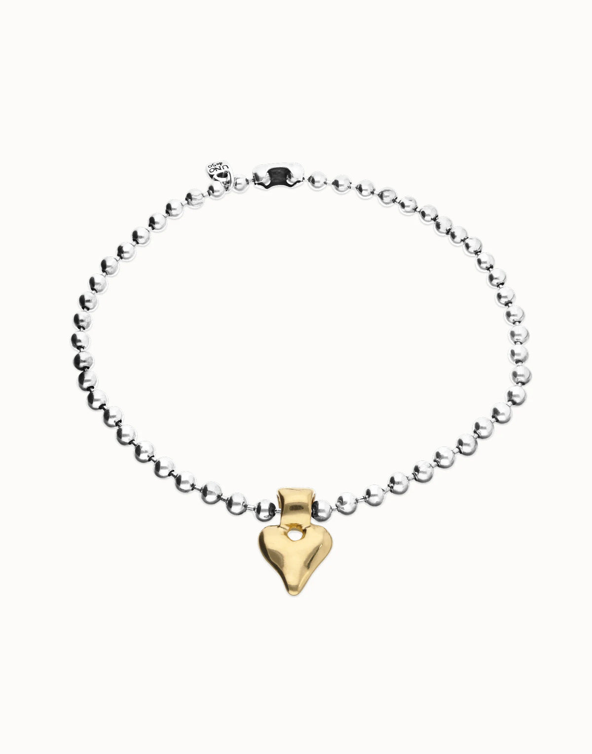 Uno de 50 Mixed Metal Beat Necklace