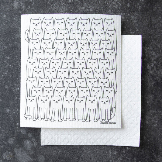 Cat Swedish Dishcloth