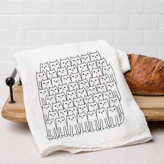 Cat Flour Sack Towel