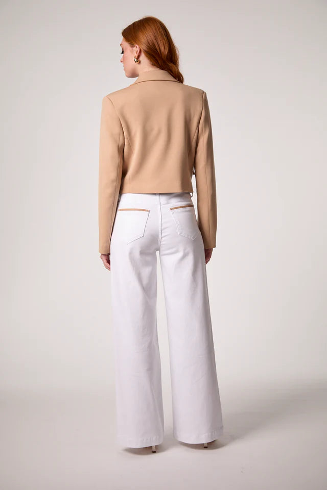 Blue Revival Chloe Cropped Hooded Jacket