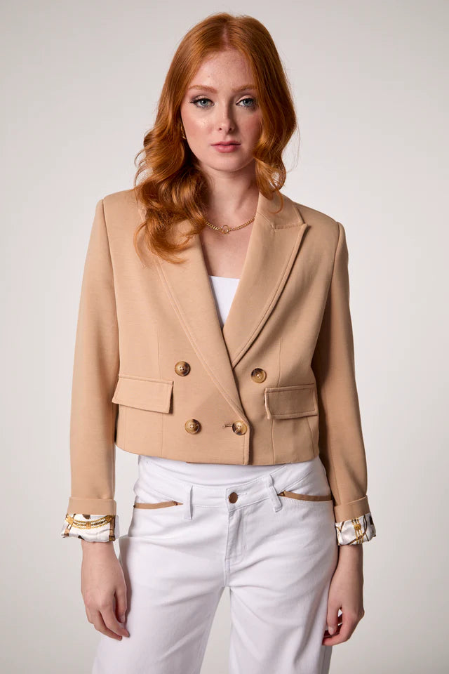 Blue Revival Chloe Cropped Hooded Jacket