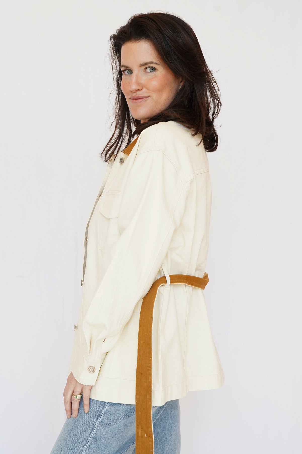 Barn Jacket in Cream
