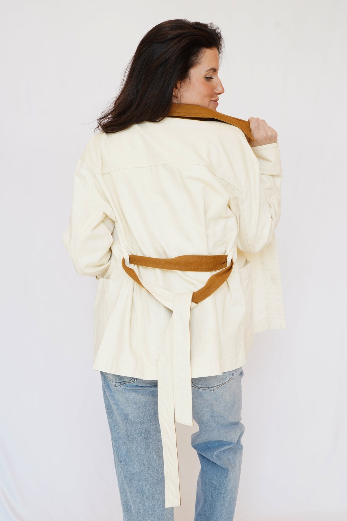 Barn Jacket in Cream