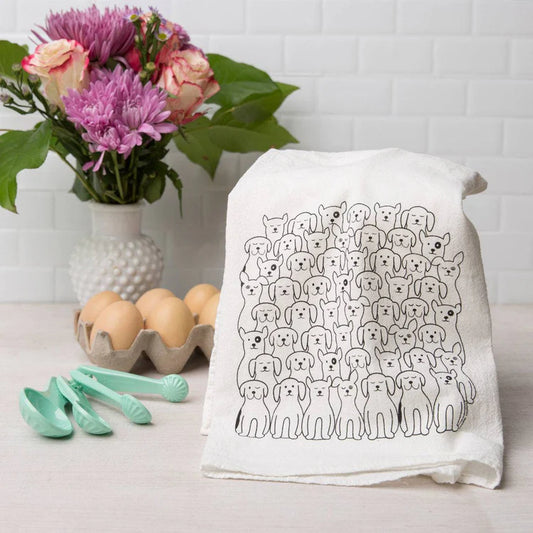 Dog Flour Sack Towel