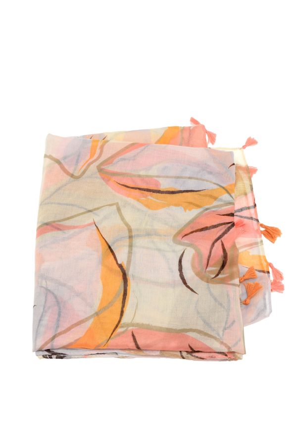 Joy Susan Dahlia Tassel Scarf