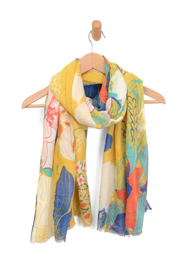 Joy Susan Dispersed Blooms Scarf