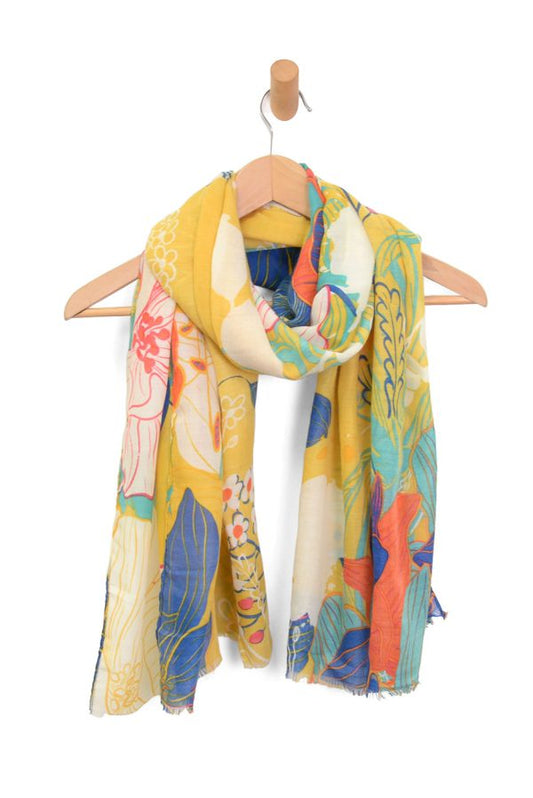 Joy Susan Dispersed Blooms Scarf