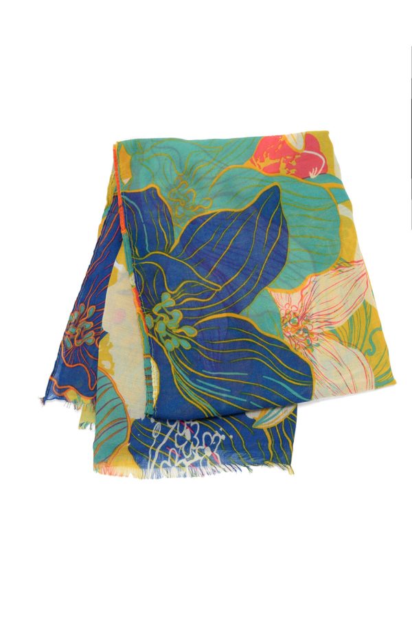 Joy Susan Dispersed Blooms Scarf