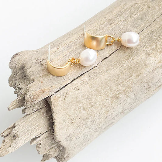 Virtue Mini Pearl Earrings