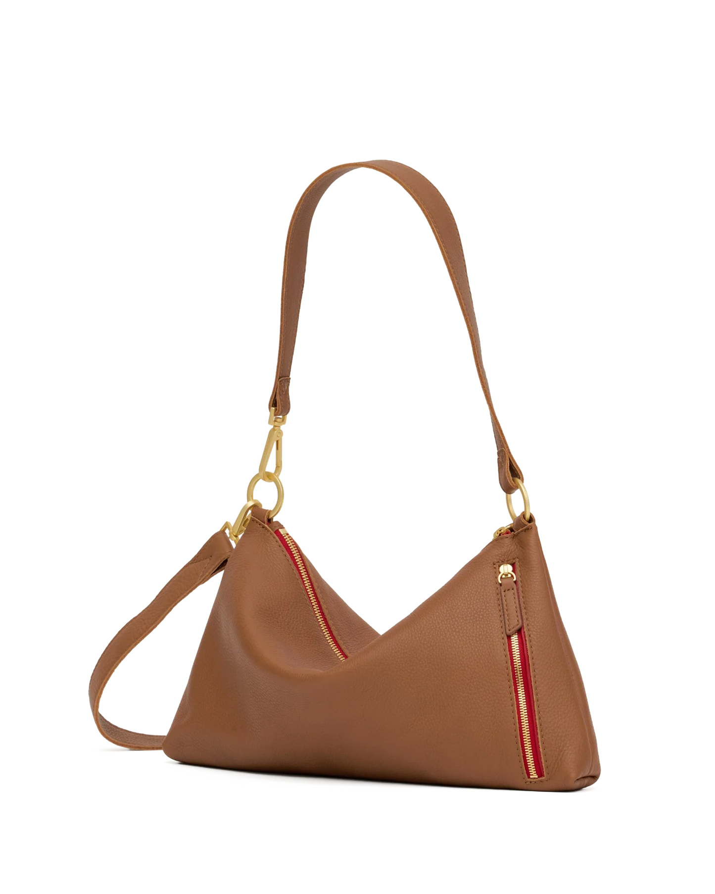 Hammitt Kyle Medium Handbag in Mahogany Pebble
