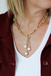 LJ Sonder Triple Pearl Necklace