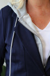 Liverpool Boyfriend Blazer with Removable Hood