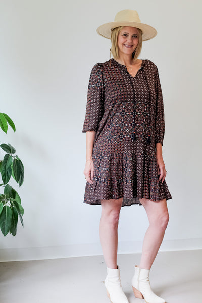 Liverpool Boho Shift Dress