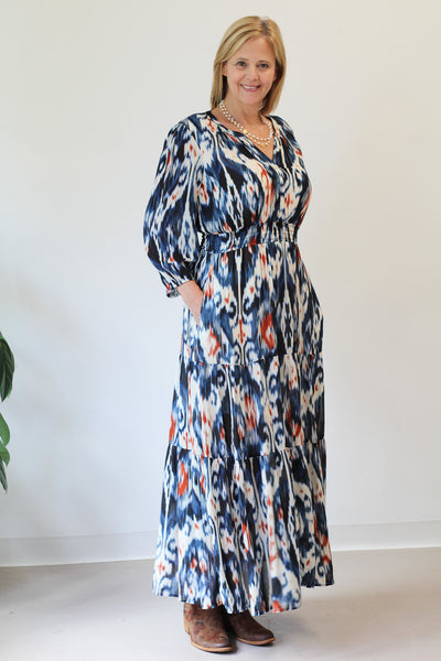 Liverpool Tiered Maxi Dress