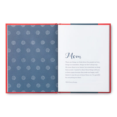 I Love You Mom Book