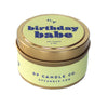 GP Candle Co. Birthday Babe Candle Tin