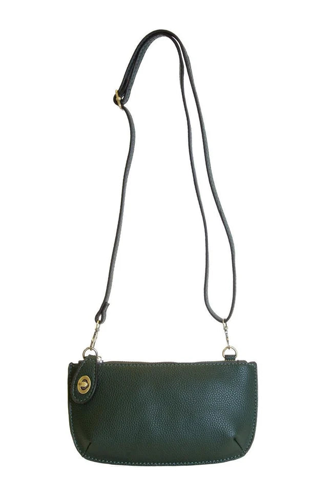 Joy Susan Crossbody Wristlet in Highland Green