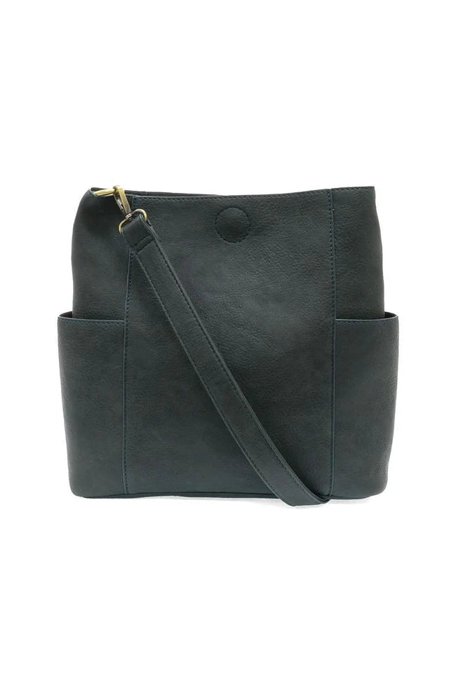 Joy Susan Kayleigh Bucket Bag in Deep Teal