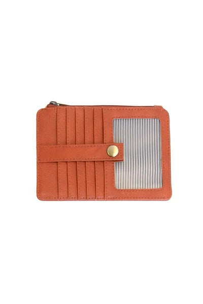 Joy Susan Penny Wallet in Bonfire Orange