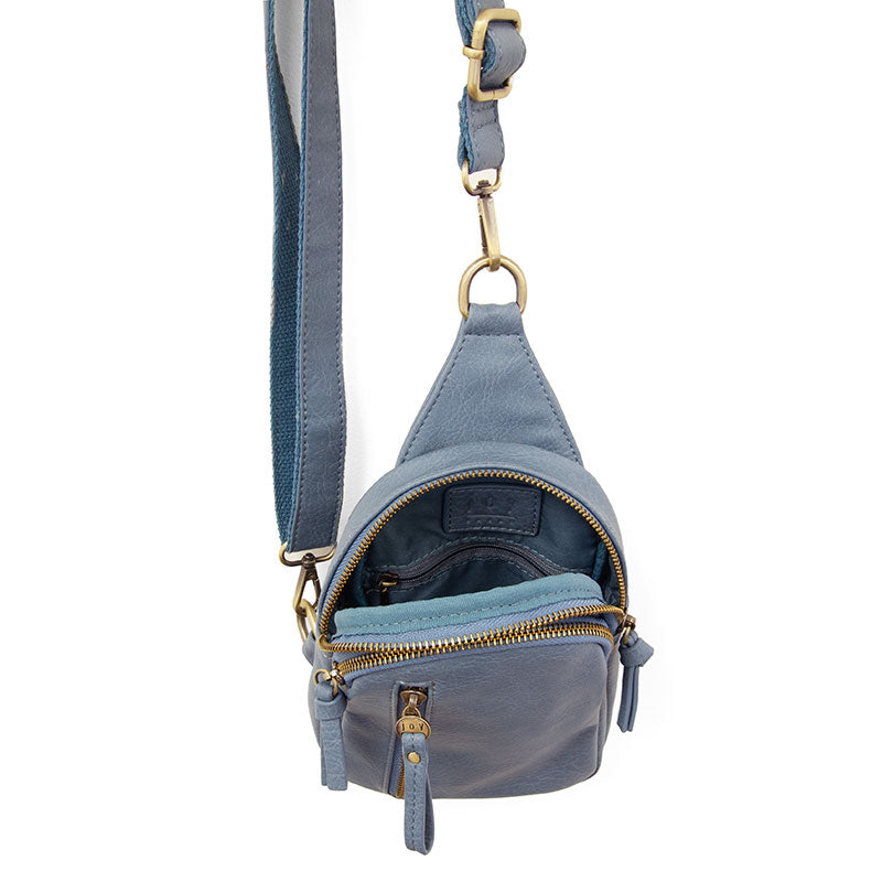 Joy Susan Skyler Sling Handbag in Denim Blue